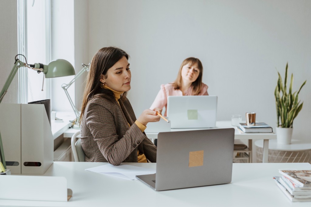 Team collaborating at work